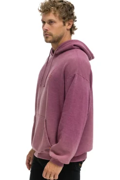 Hoodies | Hoodies | Aviator Nation BOLT STITCH 2  RELAXED PULLOVER HOODIE - FADED BERRY FADEDBERRY