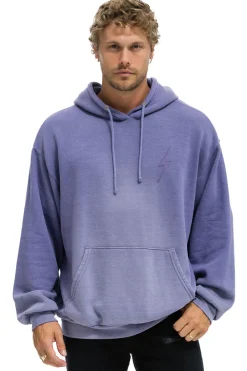 Hoodies | Hoodies | Aviator Nation BOLT STITCH 2  RELAXED PULLOVER HOODIE - FADED GRAPE FADEDGRAPE