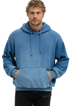 Hoodies | Hoodies | Aviator Nation BOLT STITCH 2  RELAXED PULLOVER HOODIE - FADED WATER FADEDWATER