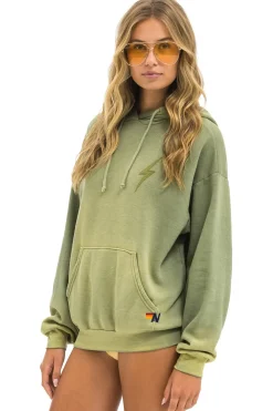 Hoodies | Hoodies | Aviator Nation BOLT STITCH 2  RELAXED PULLOVER HOODIE - FADED ARMY FADEDARMY