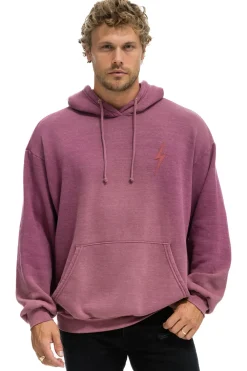 Hoodies | Hoodies | Aviator Nation BOLT STITCH 2  RELAXED PULLOVER HOODIE - FADED BERRY FADEDBERRY