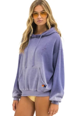 Hoodies | Hoodies | Aviator Nation BOLT STITCH 2  RELAXED PULLOVER HOODIE - FADED GRAPE FADEDGRAPE