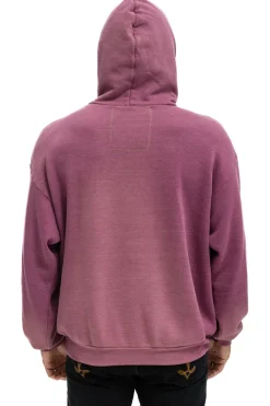 Hoodies | Hoodies | Aviator Nation BOLT STITCH 2  RELAXED PULLOVER HOODIE - FADED BERRY FADEDBERRY