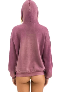 Hoodies | Hoodies | Aviator Nation BOLT STITCH 2  RELAXED PULLOVER HOODIE - FADED BERRY FADEDBERRY