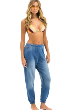 Sweatpants | Aviator Nation BOLT STITCH SWEATPANTS - FADED WATER FADEDWATER