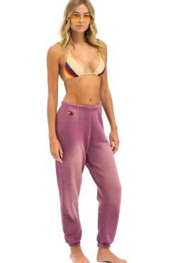 Sweatpants | Aviator Nation BOLT STITCH SWEATPANTS - FADED BERRY FADEDBERRY