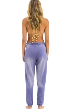 Sweatpants | Aviator Nation BOLT STITCH SWEATPANTS - FADED GRAPE FADEDGRAPE