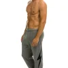 Sweatpants | Aviator Nation BOLT STITCH SWEATPANTS - HEATHER GREY // BLACK HEATHERGREY//BLACK