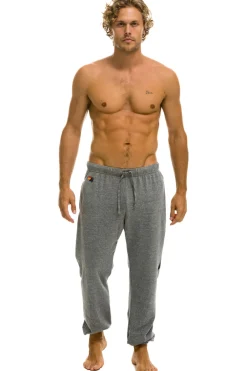 Sweatpants | Aviator Nation BOLT SWEATPANTS - HEATHER GREY HEATHERGREY