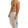 Sweatpants | Aviator Nation BOLT SWEATPANTS - SAND // BLUE SAND//BLUE