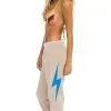 Sweatpants | Aviator Nation BOLT SWEATPANTS - SAND // BLUE SAND//BLUE