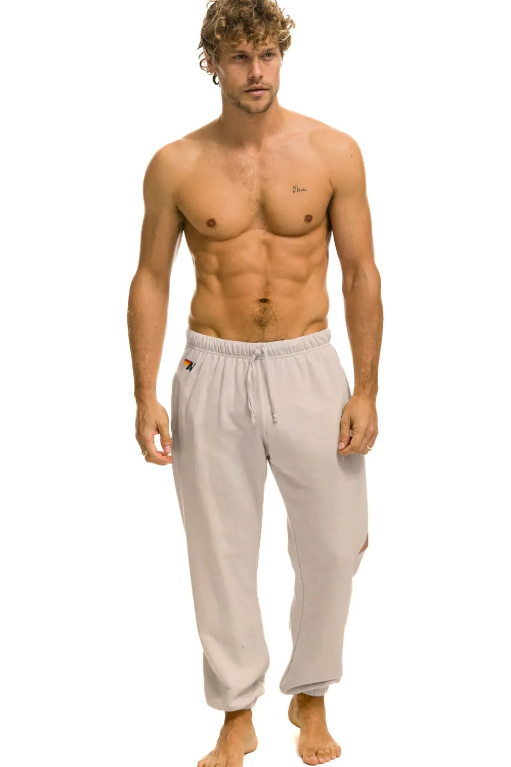 Sweatpants | Aviator Nation BOLT SWEATPANTS - SAND // MOCHA SAND//MOCHA