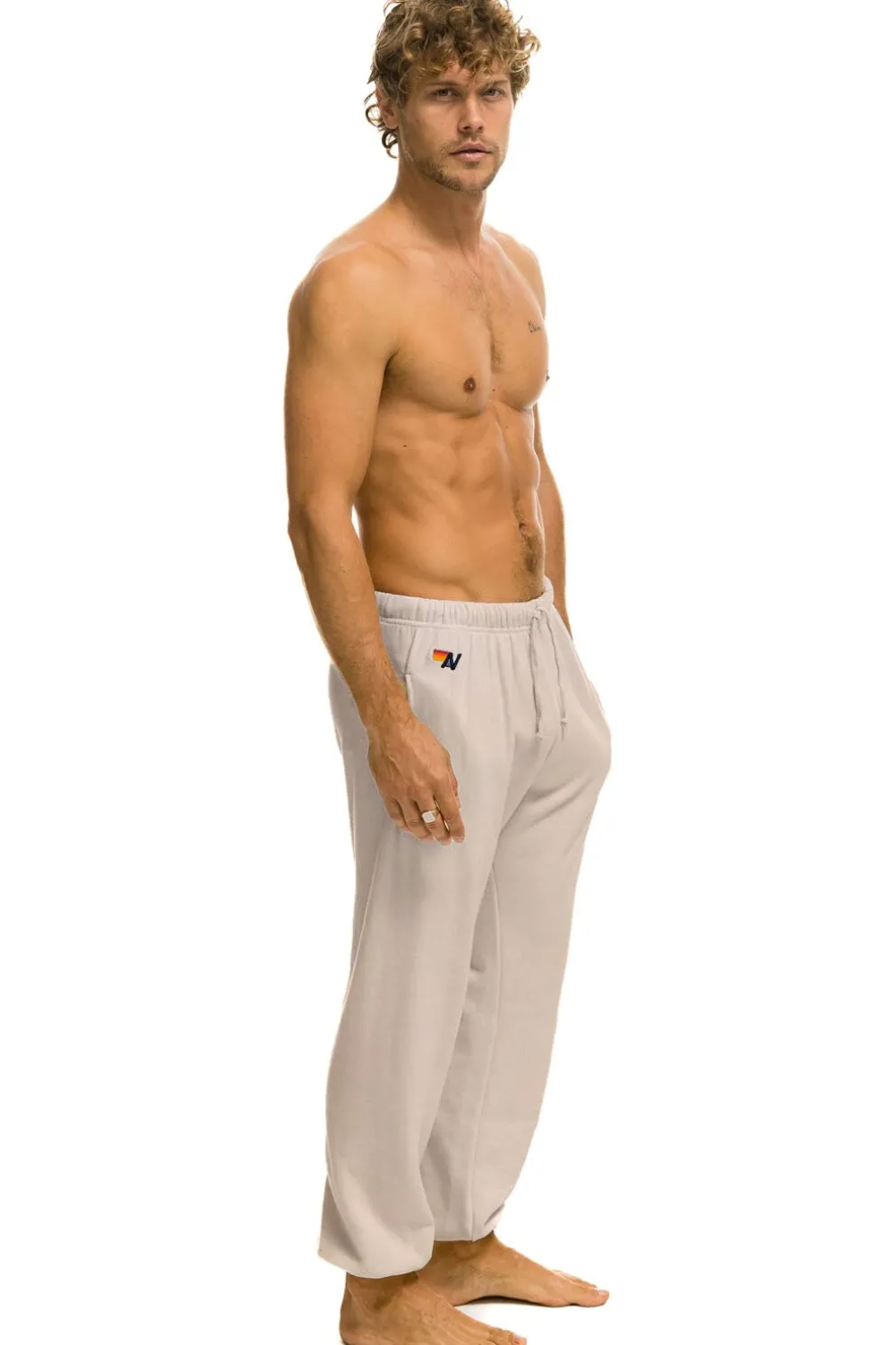 Sweatpants | Aviator Nation BOLT SWEATPANTS - SAND // MOCHA SAND//MOCHA