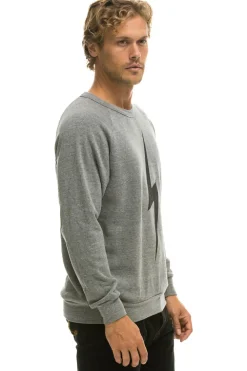 Sweatshirts | Sweatshirts | Aviator Nation BOLT SWEATSHIRT - HEATHER GREY HEATHERGREY