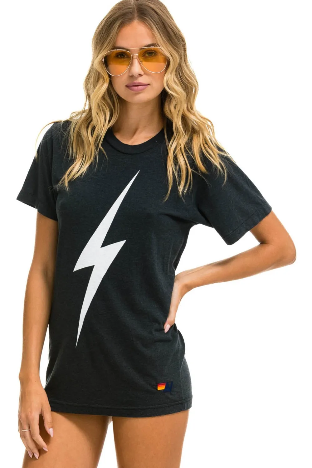 Tees | Tees | Aviator Nation BOLT TEE - CHARCOAL