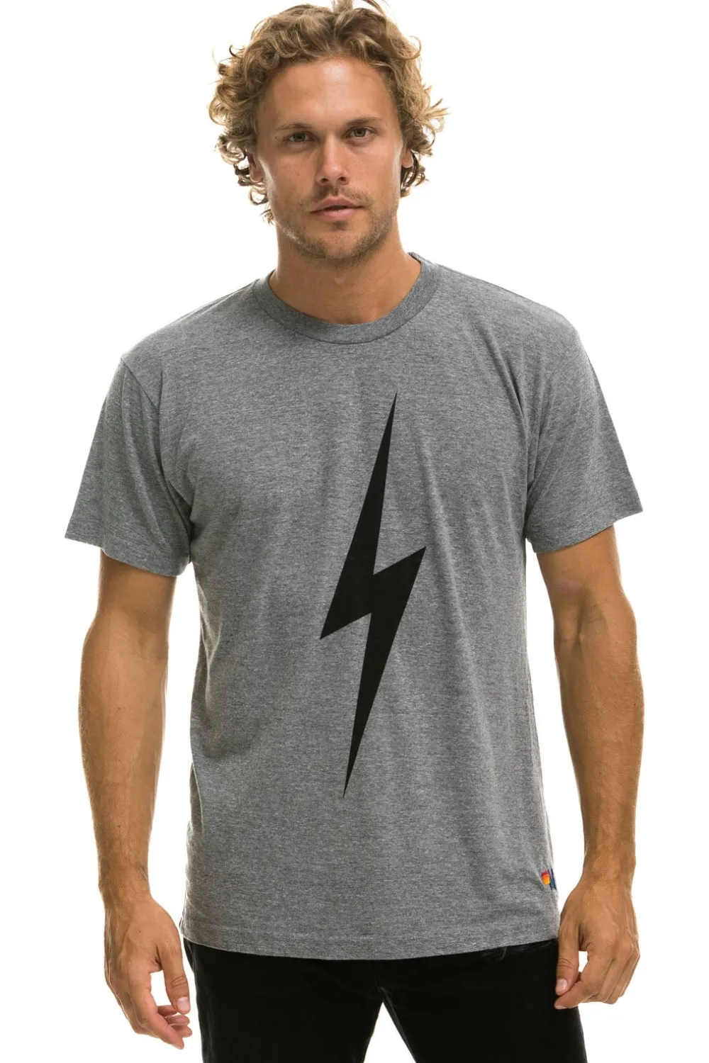 Tees | Tees | Aviator Nation BOLT TEE - HEATHER GREY HEATHERGREY
