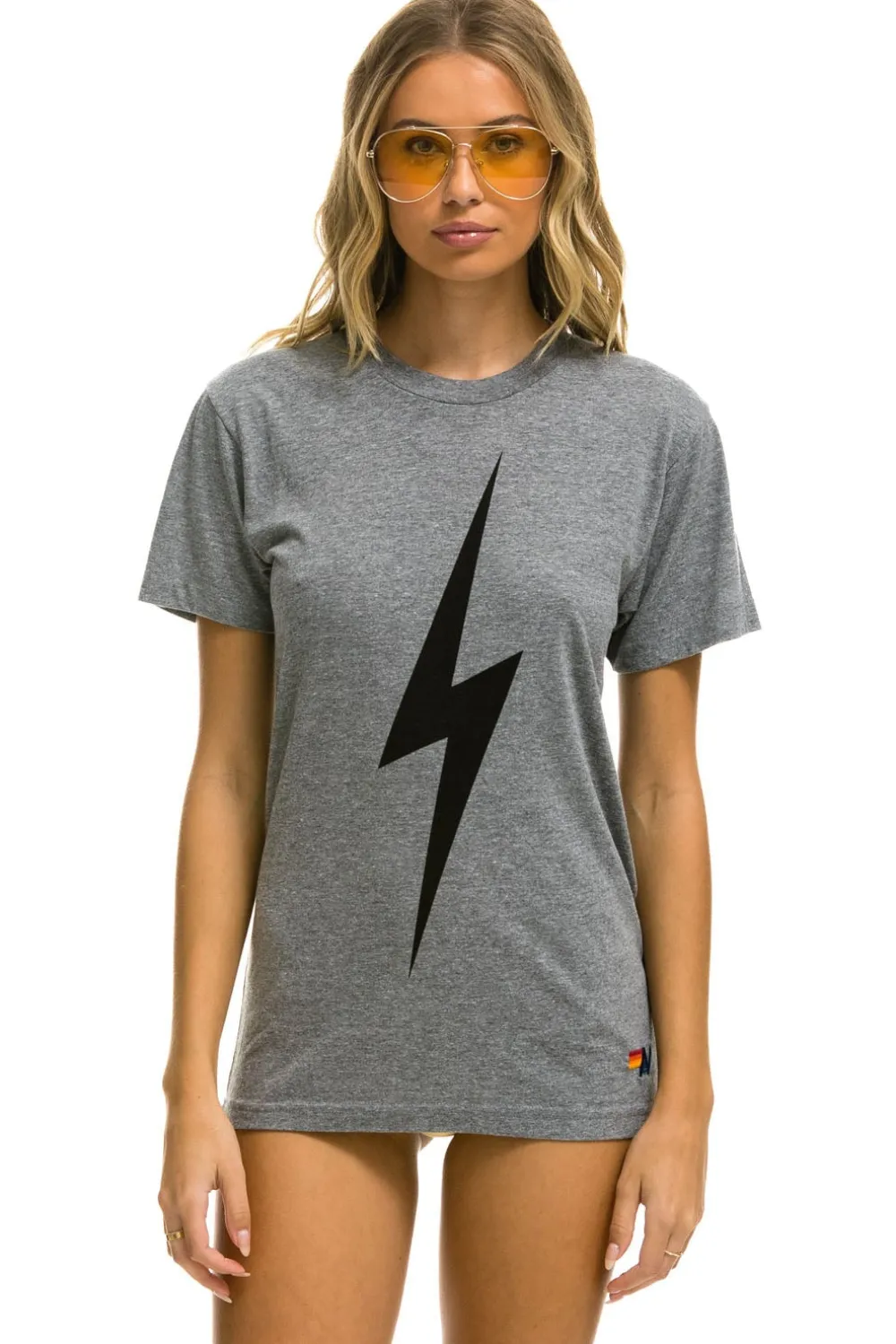 Tees | Tees | Aviator Nation BOLT TEE - HEATHER GREY HEATHERGREY