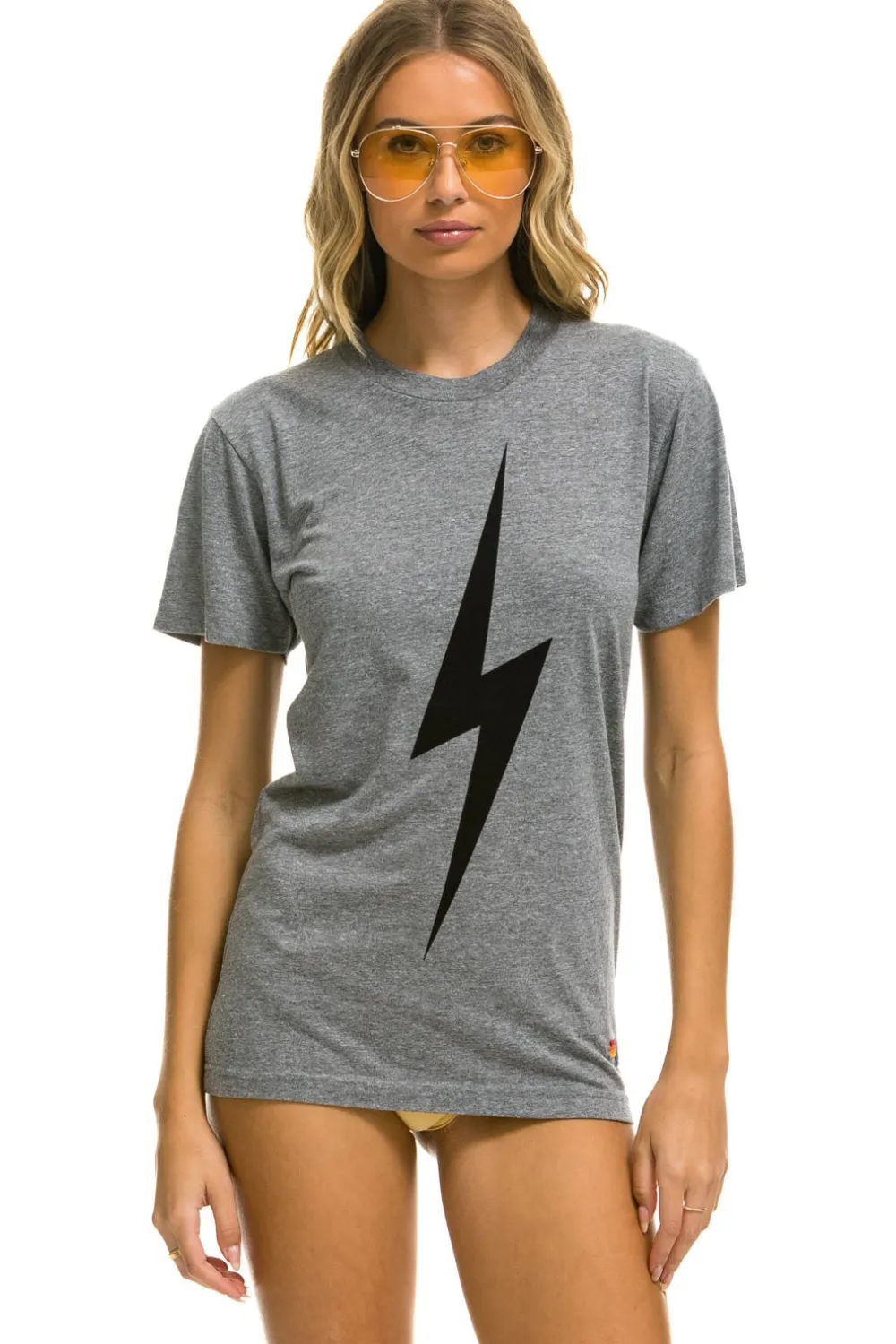 Tees | Tees | Aviator Nation BOLT TEE - HEATHER GREY HEATHERGREY