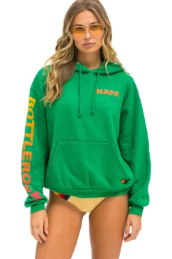 Hoodies | Collab Merchandise | Aviator Nation BOTTLEROCK 2024 RELAXED PULLOVER HOODIE - KELLY GREEN KELLYGREEN