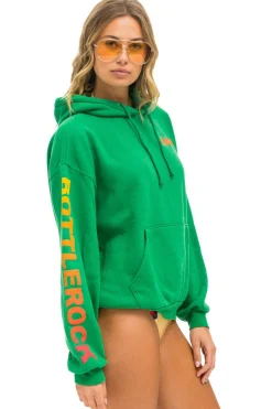 Hoodies | Collab Merchandise | Aviator Nation BOTTLEROCK 2024 RELAXED PULLOVER HOODIE - KELLY GREEN KELLYGREEN