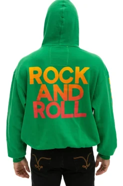 Hoodies | Collab Merchandise | Aviator Nation BOTTLEROCK 2024 RELAXED PULLOVER HOODIE - KELLY GREEN KELLYGREEN