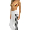 Sweatpants | Aviator Nation CHECK LEG SWEATPANTS - WHITE