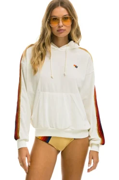 Hoodies | Hoodies | Aviator Nation CLASSIC VELVET RELAXED PULLOVER HOODIE - WHITE