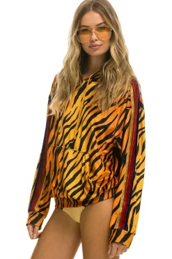Hoodies | Hoodies | Aviator Nation CLASSIC VELVET RELAXED PULLOVER HOODIE - TIGER
