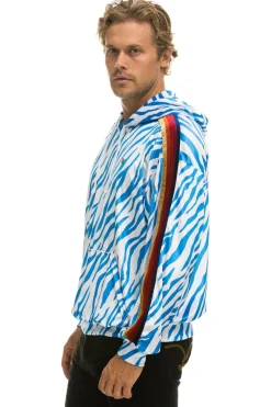 Hoodies | Hoodies | Aviator Nation CLASSIC VELVET RELAXED PULLOVER HOODIE - BLUE TIGER BLUETIGER