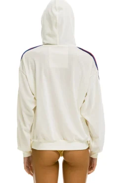 Hoodies | Hoodies | Aviator Nation CLASSIC VELVET RELAXED PULLOVER HOODIE - WHITE