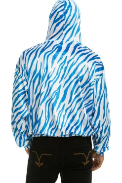 Hoodies | Hoodies | Aviator Nation CLASSIC VELVET RELAXED PULLOVER HOODIE - BLUE TIGER BLUETIGER