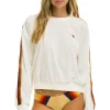 Sweatshirts | Sweatshirts | Aviator Nation CLASSIC VELVET RELAXED SWEATSHIRT - WHITE