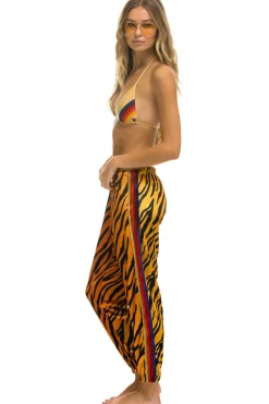Sweatpants | Aviator Nation CLASSIC VELVET SWEATPANTS - TIGER