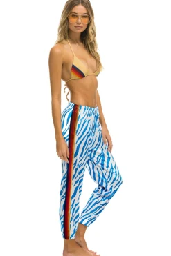Sweatpants | Aviator Nation CLASSIC VELVET SWEATPANTS - BLUE TIGER BLUETIGER