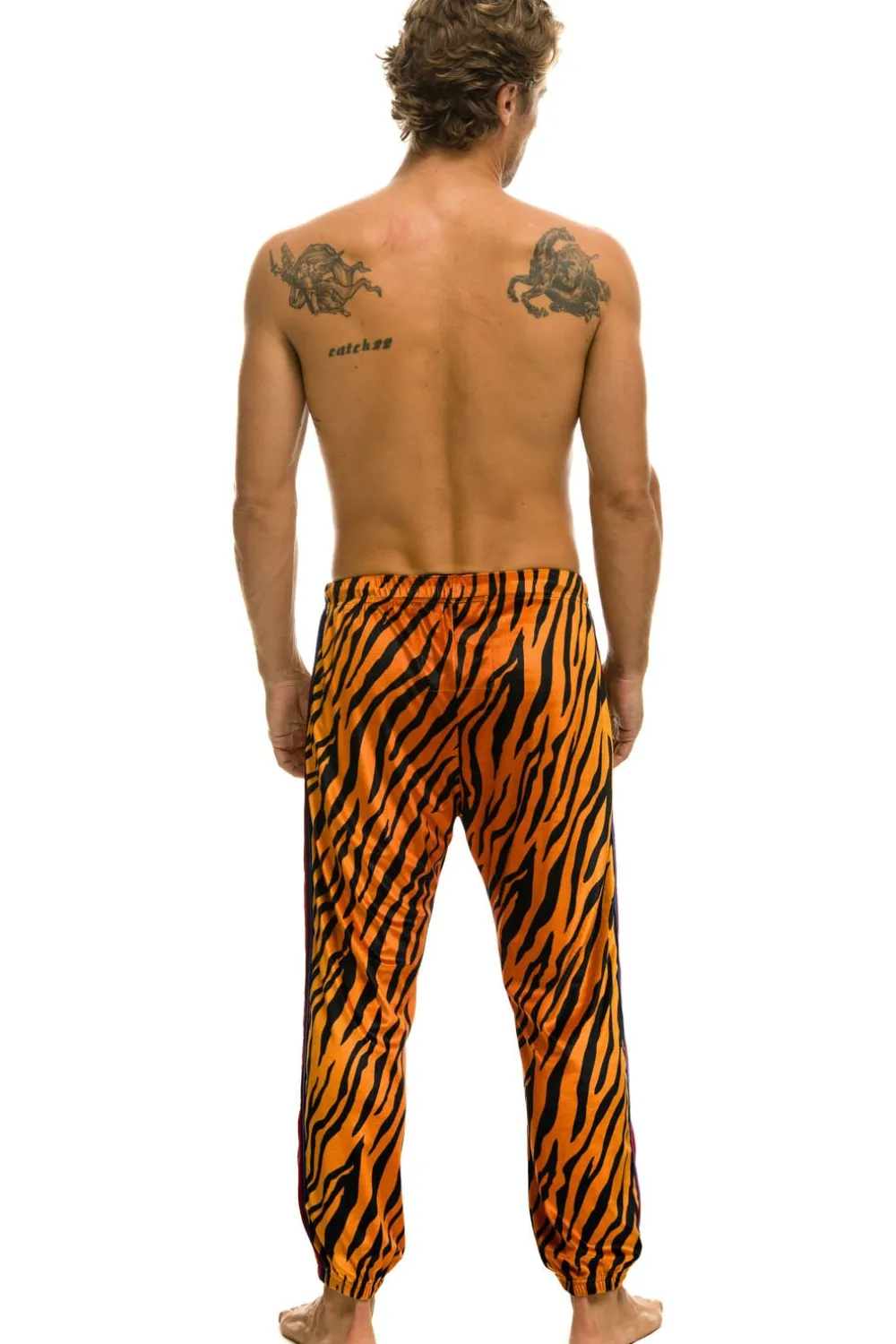 Sweatpants | Aviator Nation CLASSIC VELVET SWEATPANTS - TIGER