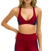 Activewear | Activewear | Aviator Nation COLOR BLOCK BRALETTE SPORTS BRA - BLAZE
