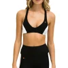 Activewear | Activewear | Aviator Nation COLOR BLOCK BRALETTE SPORTS BRA - BLACK