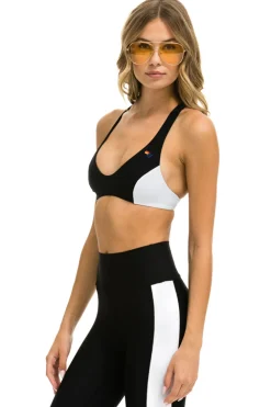 Activewear | Activewear | Aviator Nation COLOR BLOCK BRALETTE SPORTS BRA - BLACK