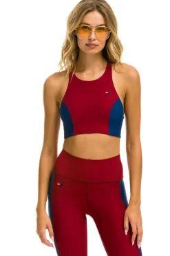 Activewear | Activewear | Aviator Nation COLOR BLOCK RACER SPORTS BRA - BLAZER