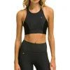 Activewear | Activewear | Aviator Nation COLOR BLOCK RACER SPORTS BRA - TITANIUM