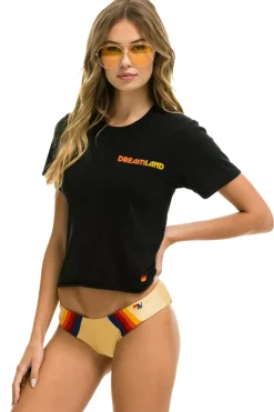 Boyfriend Tees | Tees | Aviator Nation DREAMLAND LOGO BOYFRIEND TEE- BLACK BLACKBoyfriendTeesale