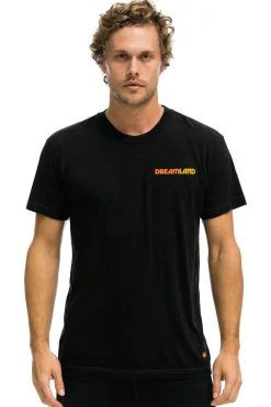 Tees | Tees | Aviator Nation DREAMLAND LOGO UNISEX CREW TEE - BLACK