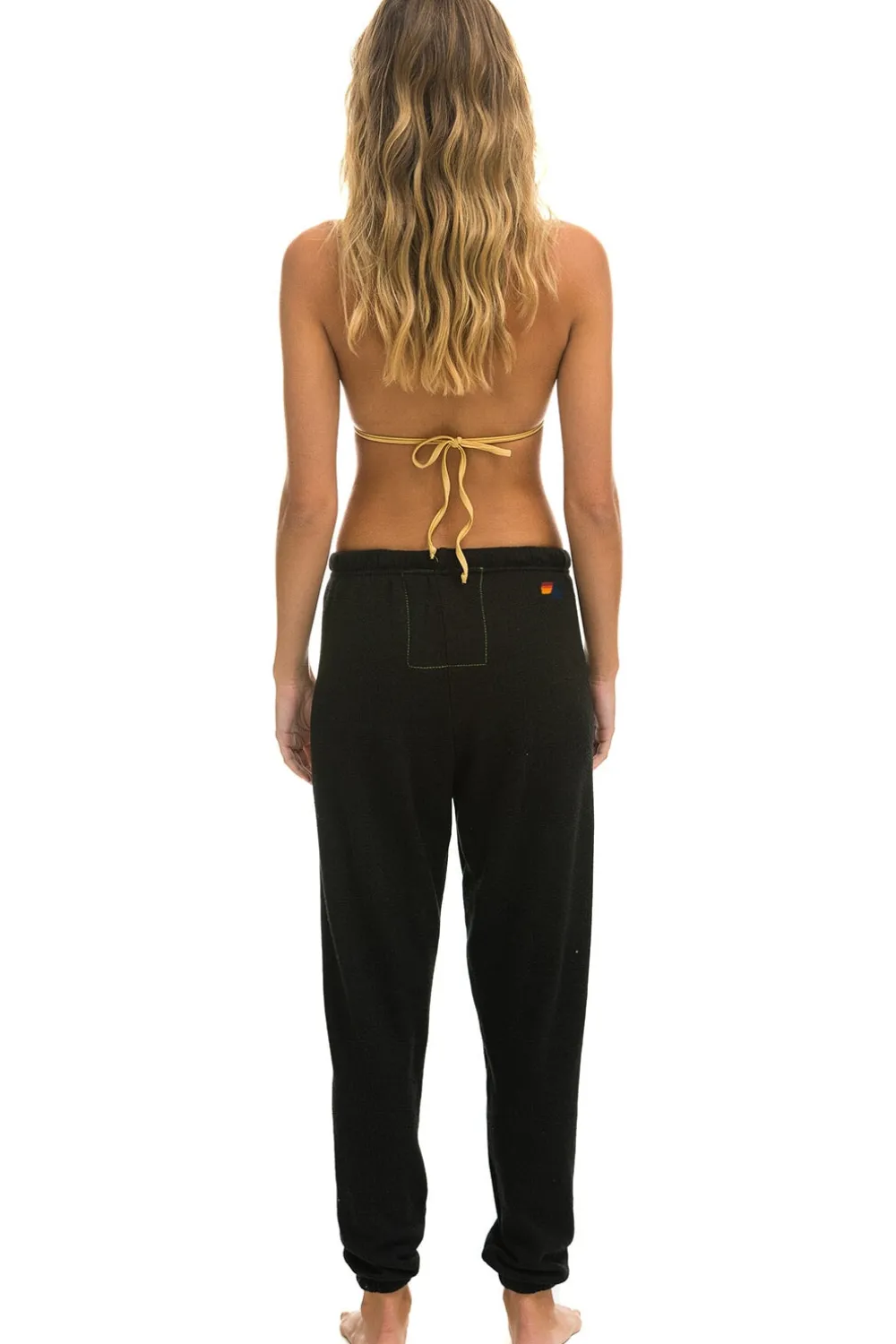 Sweatpants | Aviator Nation DREAMLAND TIGER SWEATPANTS - BLACK