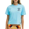 Collab Merchandise | Collab Merchandise | Aviator Nation DREAMY DRAW 2023 BOYFRIEND TEE - SKY