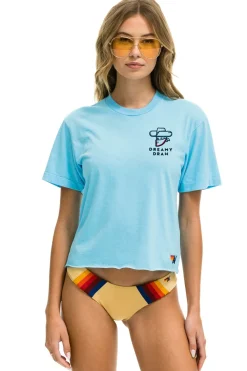 Collab Merchandise | Collab Merchandise | Aviator Nation DREAMY DRAW 2023 BOYFRIEND TEE - SKY