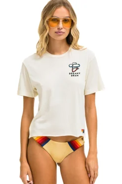 Boyfriend Tees | Tees | Aviator Nation DREAMY DRAW 2023 BOYFRIEND TEE - VINTAGE WHITE VINTAGEWHITE