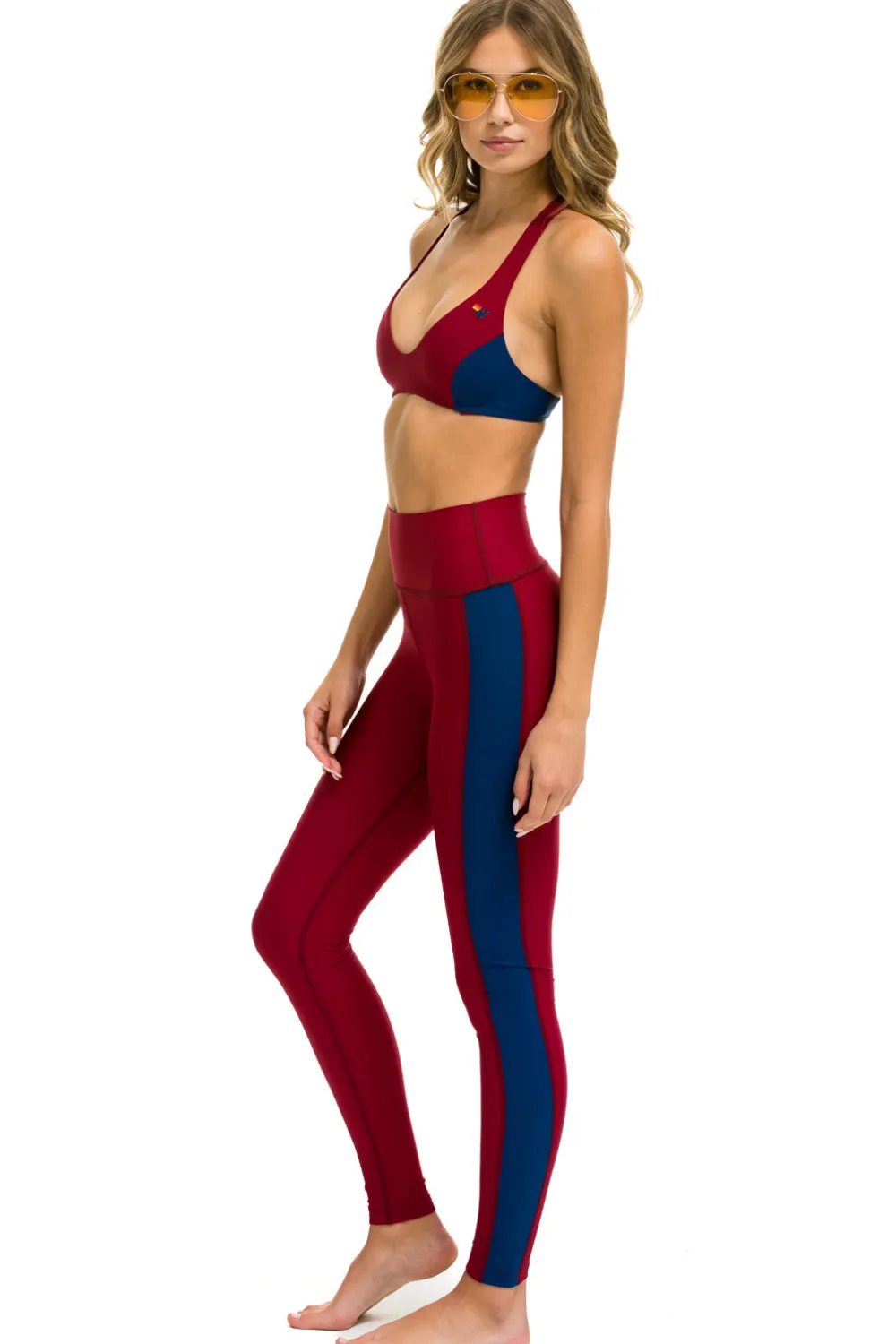 Activewear | Activewear | Aviator Nation FULL LENGTH HI-RISE SPEED LEGGINGS - BLAZER