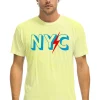 Tees | Collab Merchandise | Aviator Nation GOV BALL 2024 UNISEX CREW TEE - NEON YELLOW NEONYELLOW