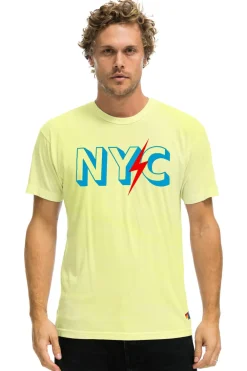 Tees | Collab Merchandise | Aviator Nation GOV BALL 2024 UNISEX CREW TEE - NEON YELLOW NEONYELLOW