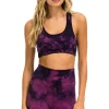 Activewear | Activewear | Aviator Nation HAND DYED 6 INCH HI-RISE BIKER SHORT - TIE DYE CRYSTAL ROSE TIEDYECRYSTALROSE